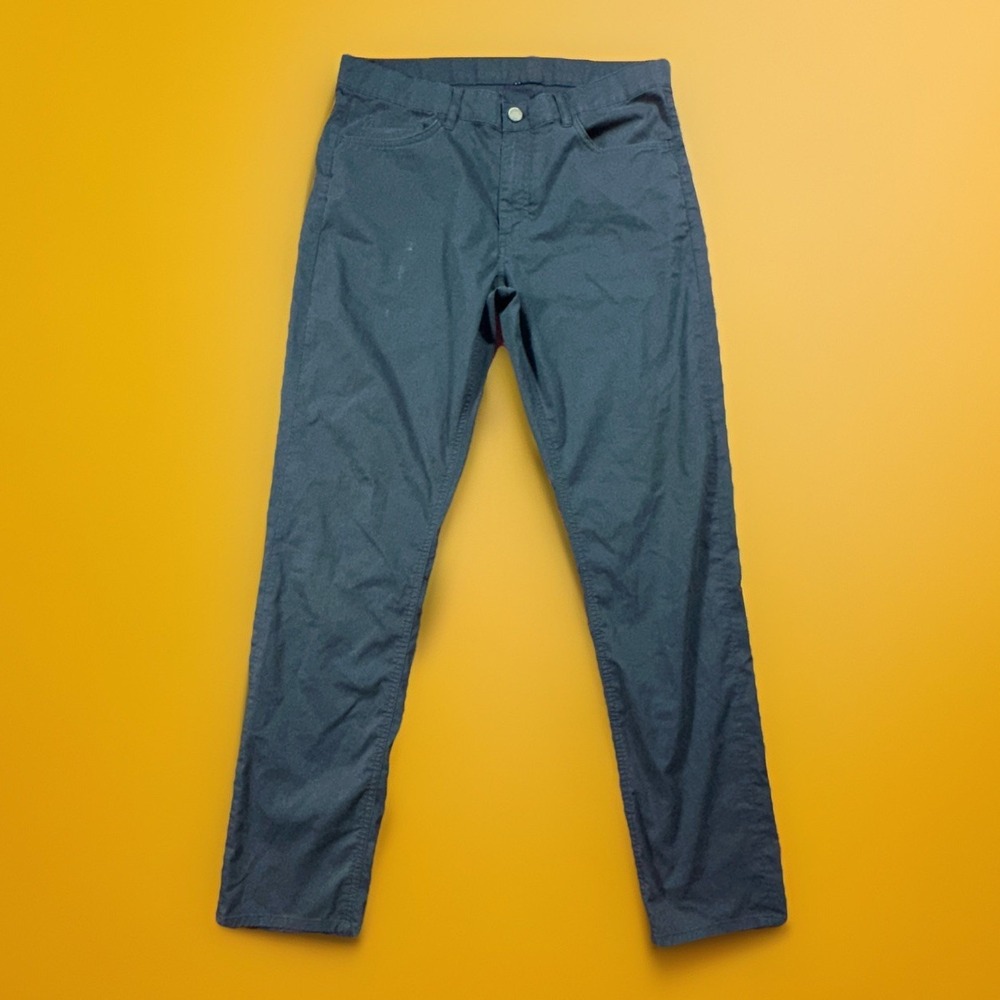 Faherty Reserve Men's Movement Pants 34/32 Coolmax Blue Lightweight